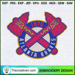 1879 Atlanta Braves Logo Emb Embroidery Design