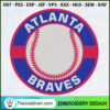 Atlanta Braves Logo Baseball Embroidery Design