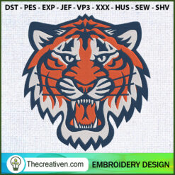 Tiger Logo Embroidery Designs Embroidery Design – Digital Download