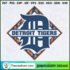 Detroit Tigers Logo Squre D  Embroidery Design