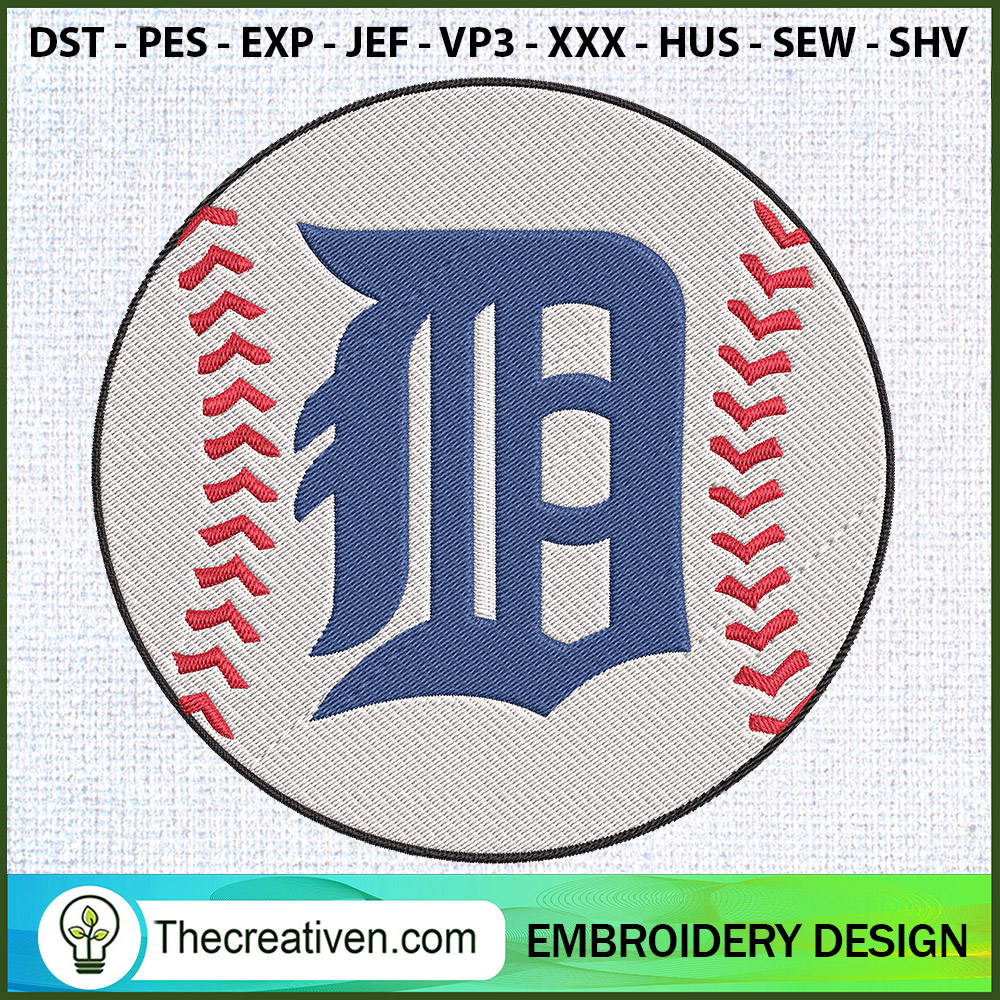 Baseball Logo D Square Embro Embroidery Design 1 Baseball Logo D Square Embro Embroidery Design