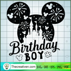 Mickey Birthday Boy SVG, Disney Birthday SVG, Walt Disney SVG