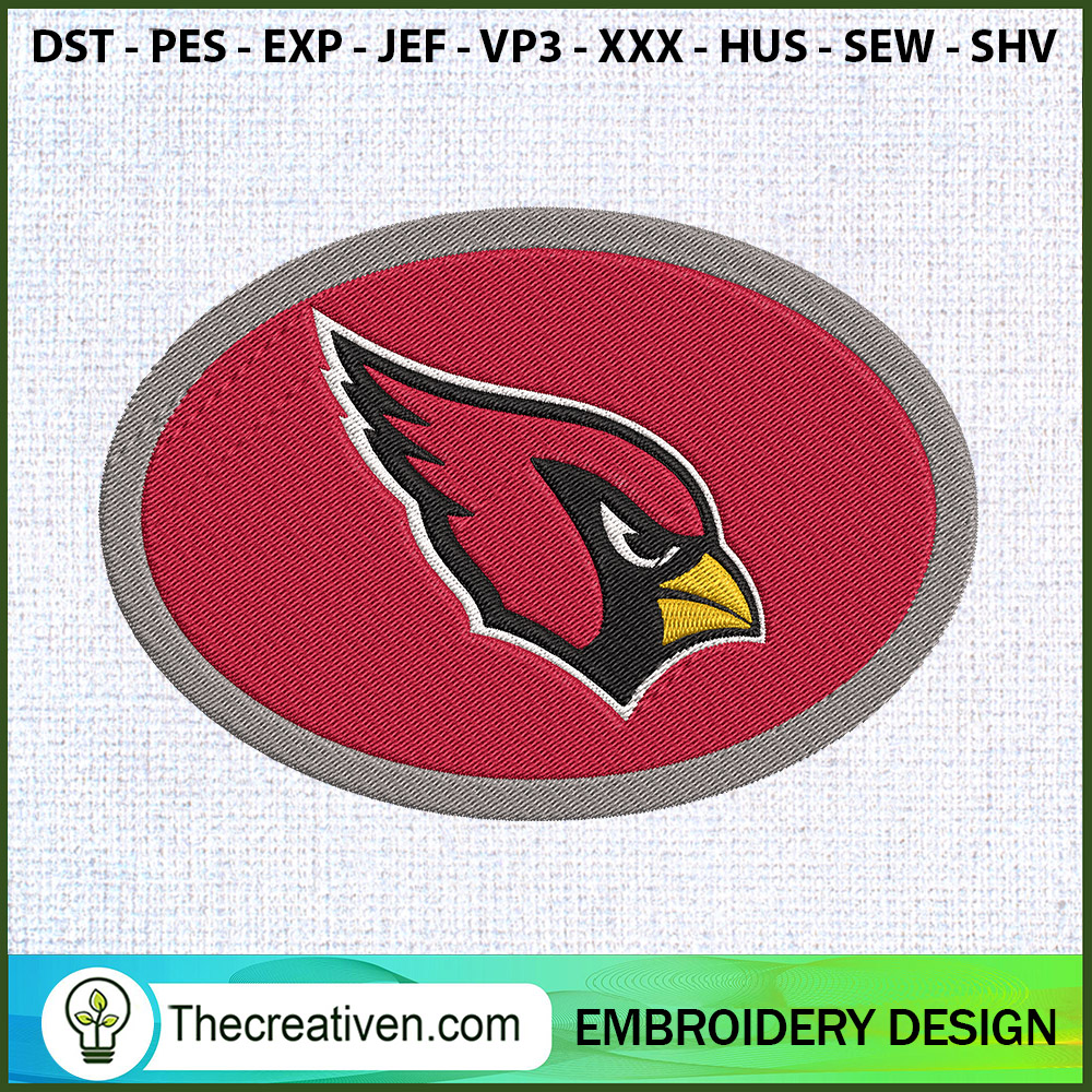 Logo Cardinals Circle Embroi Embroidery Design 1 Logo Cardinals Circle Embroi Embroidery Design