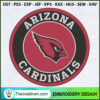 Arizona Cardinals Flag Circl Embroidery Design
