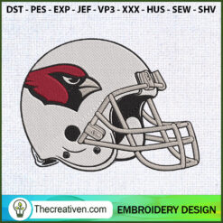 Arizona Cardinals Football H Embroidery Design