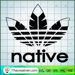 Native Feather Logo SVG, Adidas Native SVG, Adidas Logo SVG