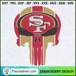 Skull SF Logo Embroidery Designs Embroidery Design – Digital Download