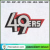 49Ers Logo Embroidery Designs Embroidery Design – Digital Download