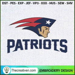 Patriots Embroidery Designs Embroidery Design – Digital Download