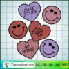 Smiley Hearts SVG, Cute Stuff SVG, Valentine's Day SVG