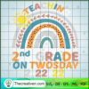 Teaching 2nd Grade On Twosday 22222 SVG, Teacher SVG, 2nd Grade SVG 2 212 copy