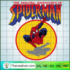 The Amazing Adventures Of Spider-man SVG, Spider-man SVG, Marvel SVG
