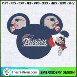 Minnie Mouse Patriots Embroi Embroidery Design