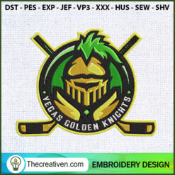Vegas Golden Knights Warrior Embroidery Design Design 78149