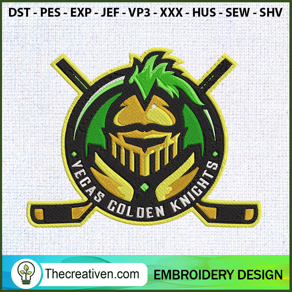 Vegas Golden Knights Warrior Embroidery Design Design 78149 1 Vegas Golden Knights Warrior Embroidery Design Design 78149