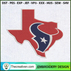 Houston Logo Embroidery Designs Embroidery Design – Digital Download