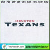 Logo Houston Texans Letter E Embroidery Design