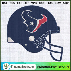 Helmet Houston Texans Embroi Embroidery Design
