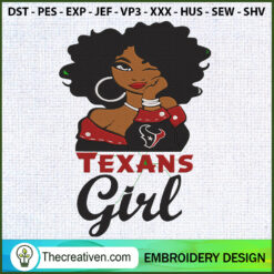 Texans Girl Embroidery Designs Embroidery Design – Digital Download