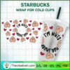 Heart Testicle Starbucks Cup SVG, Starbucks Cold Cup Full Wrap SVG