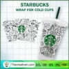 Food And Activities Starbucks Cup SVG Cut File for Cricut & Silhouette