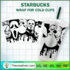 Horror Characters Starbucks Cup SVG, Starbucks Cold Cup Full Wrap SVG 3 12 copy 14