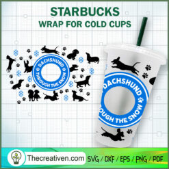 Daschund Through The Snow St SVG Cut File for Cricut