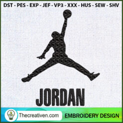 Jordan  Embroidery Designs Embroidery Design – Digital Download