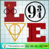 Love Harry Potter SVG, Harry Potter SVG, Hogwarts SVG
