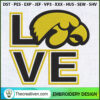 Logo Fight For Iowa Love Emb Embroidery Design