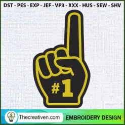 Fight For Iowa Logo Number 1 Embroidery Design
