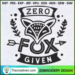 Zero Fox Given Embroidery Designs Embroidery Design – Digital Download