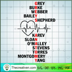 Grey's Anatomy SVG, Doctor Movies SVG, Medical Drama SVG