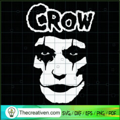 Crow Face SVG, The Crow SVG, Halloween SVG