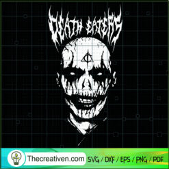 Death Eaters Face SVG, Death Eaters SVG, Horror SVG