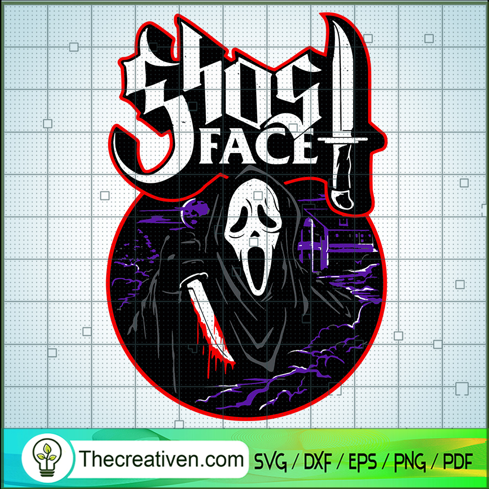 Ghost Face SVG, Scream Ghost SVG, Halloween SVG 1 Ghost Face SVG, Scream Ghost SVG, Halloween SVG