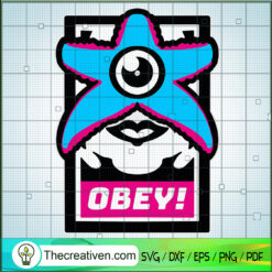 Obey Starfish SVG, Obey SVG, Poster SVG