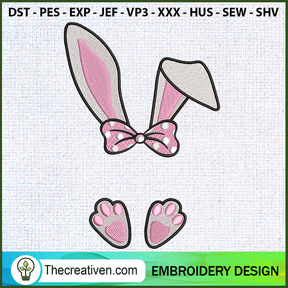 Bunny Custom Name Embroidery Embroidery Design 1 Bunny Custom Name Embroidery Embroidery Design