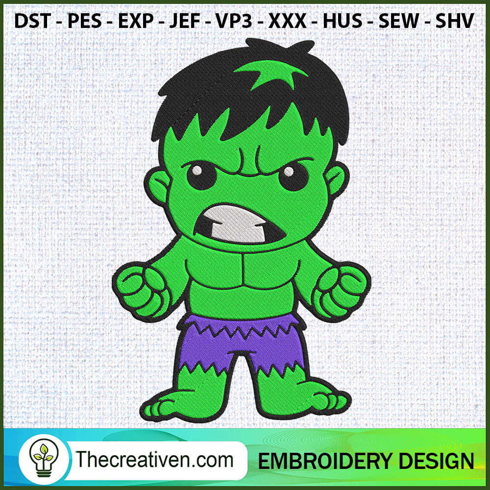 Hulk Chibi Embroidery Designs Embroidery Design – Digital Download 1 Hulk Chibi Embroidery Designs Embroidery Design – Digital Download