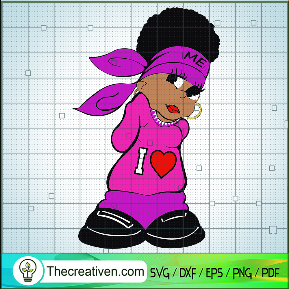 Girl I Love SVG, Afro Woman SVG, Black Girl SVG 1 Girl I Love SVG, Afro Woman SVG, Black Girl SVG