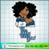 LA Dodgers Girl SVG, Sports Fan Girl SVG, Black Girl SVG 3 Untitled 44 copy 1