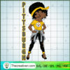 Betty Boop Pittsburgh SVG, Black Girl SVG, Sports Fan SVG