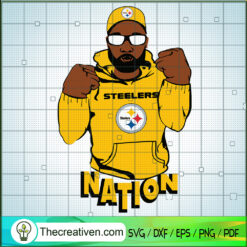 Steelers Nation SVG, Sports Fan SVG, Man Love Steelers SVG
