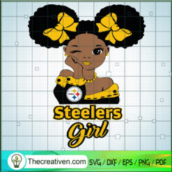 Steelers Girl SVG, Pittsburgh Steelers SVG, Betty Boop SVG