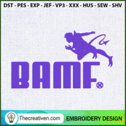 BAMF Embroidery Designs Embroidery Design – Digital Download