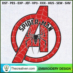 Spider Man Avengers Logo Emb Embroidery Design