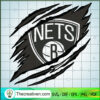 Brooklyn Nets Claws Logo SVG, NBA Logo SVG, NBA League SVG 3 5 copy 4