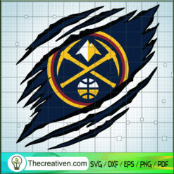 Denver Nuggets Claws Logo  SVG, NBA Logo SVG, NBA League SVG
