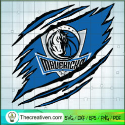 Dallas Mavericks Claws Logo  SVG, NBA Logo SVG, NBA League SVG