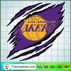 LA Lakers Claws Logo SVG, NBA Logo SVG, NBA League SVG